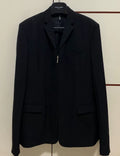 Dior Homme 13FW Runway Black Zip Wool Suit