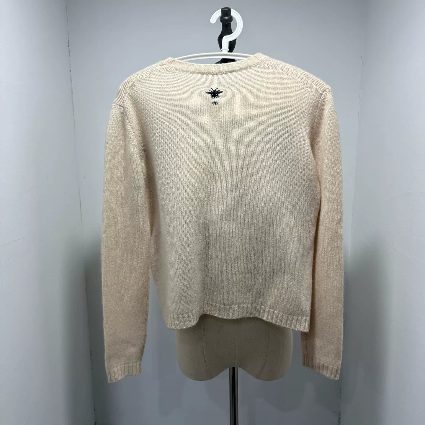 Dior Embroidered Logo Cashmere Sweater