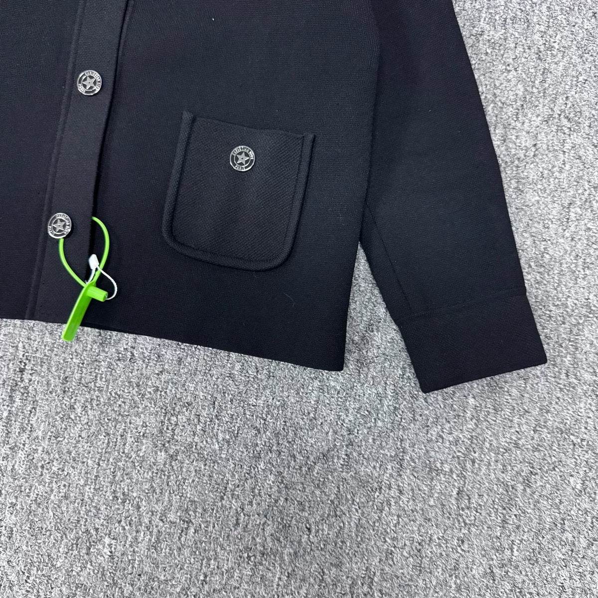 Dior star-button knit jacket