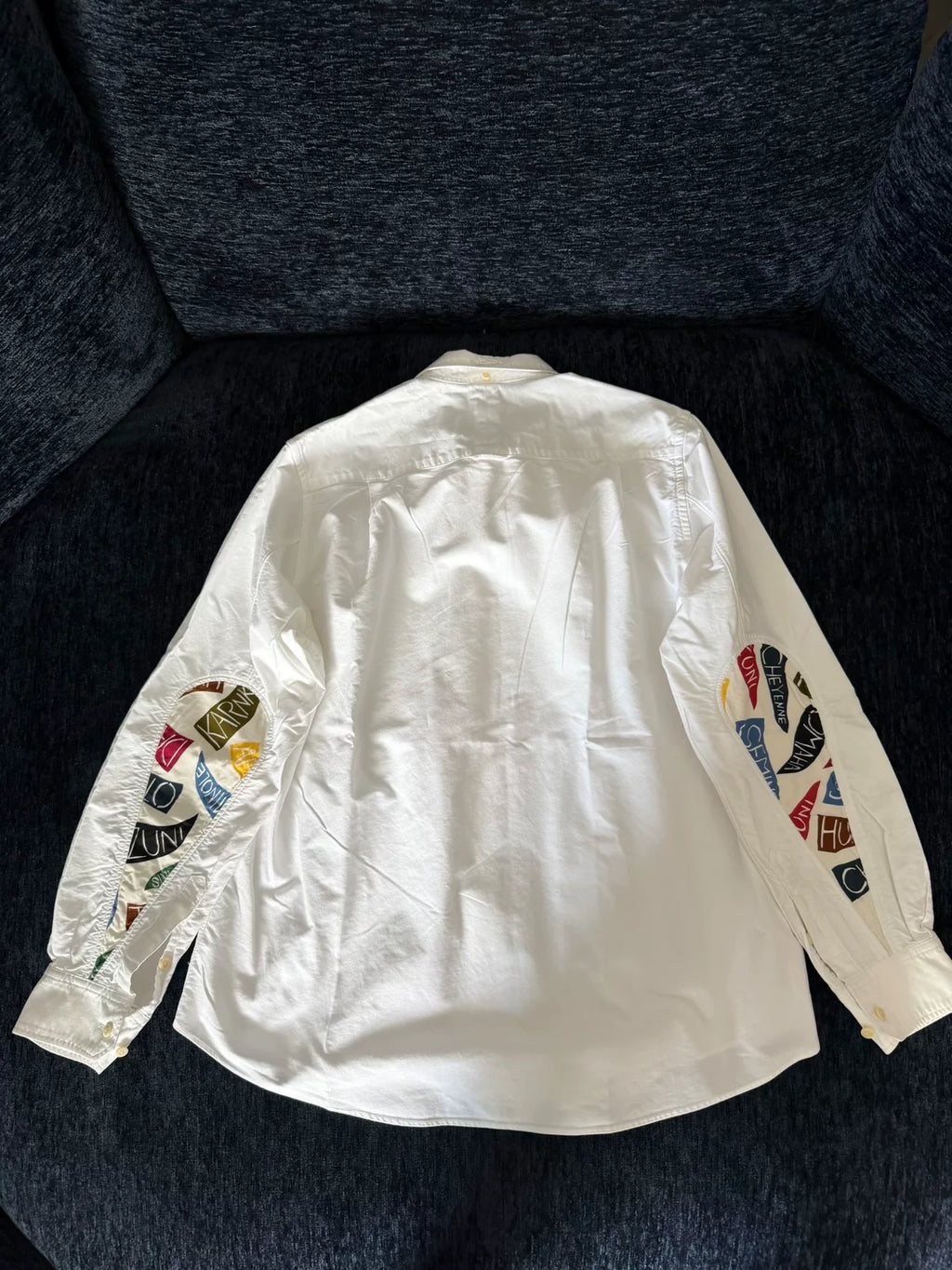 visvim SS19 ALBACORE LUNGTASHIRT L/S GIZA White Cotton Shirt