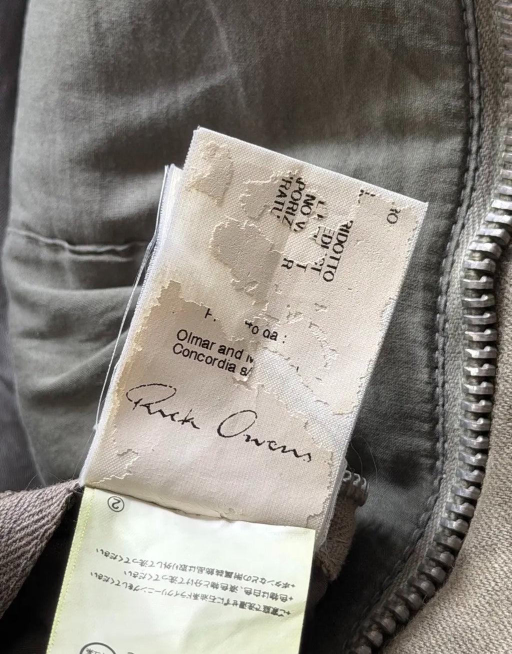 Rick Owens AW09 Pilot Jacket