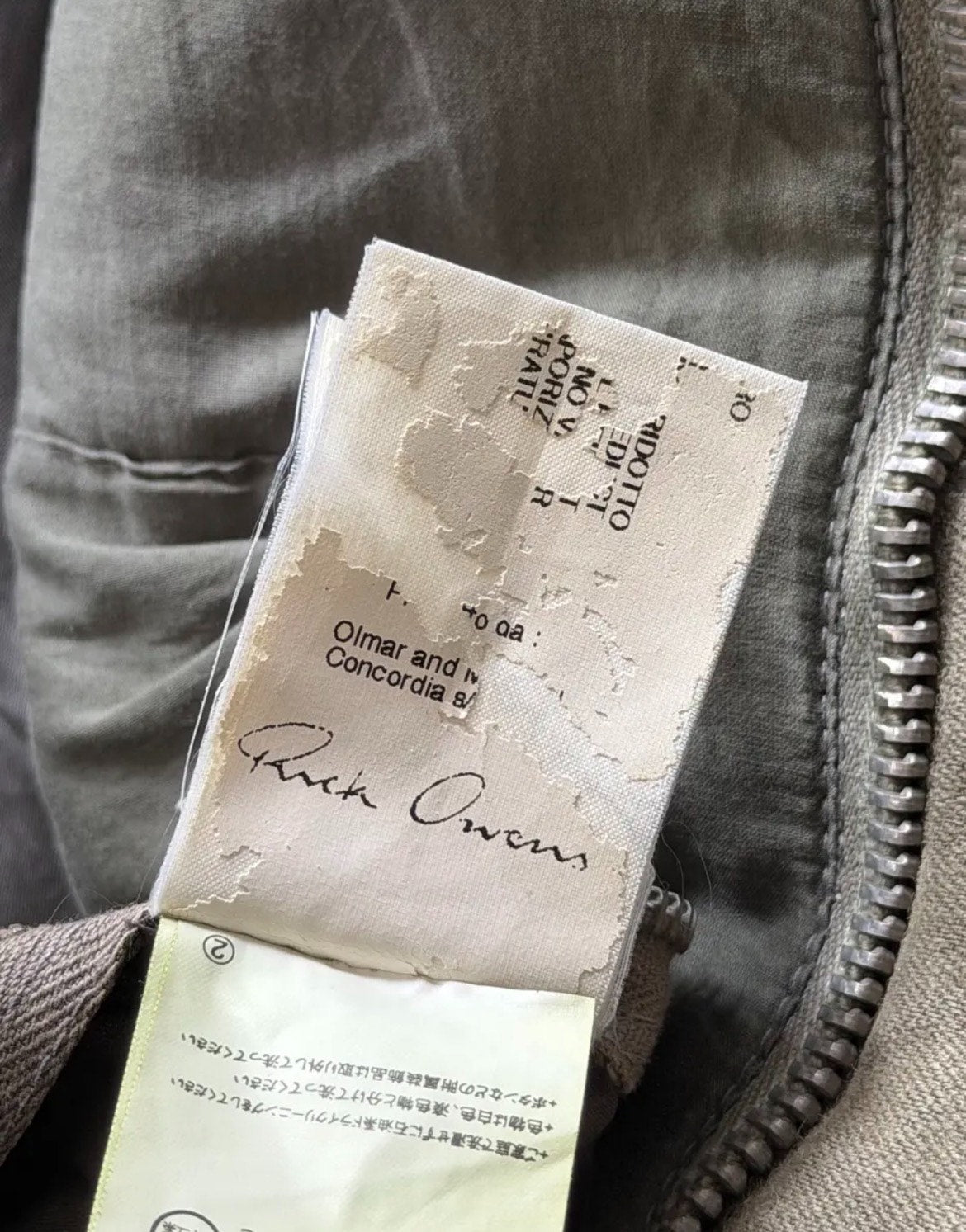 Rick Owens AW09 Pilot Jacket