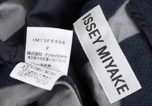 Issey Miyake Vintage Grey Geometric Vest