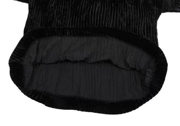 Issey Miyake Vintage Black Silk Velvet Top
