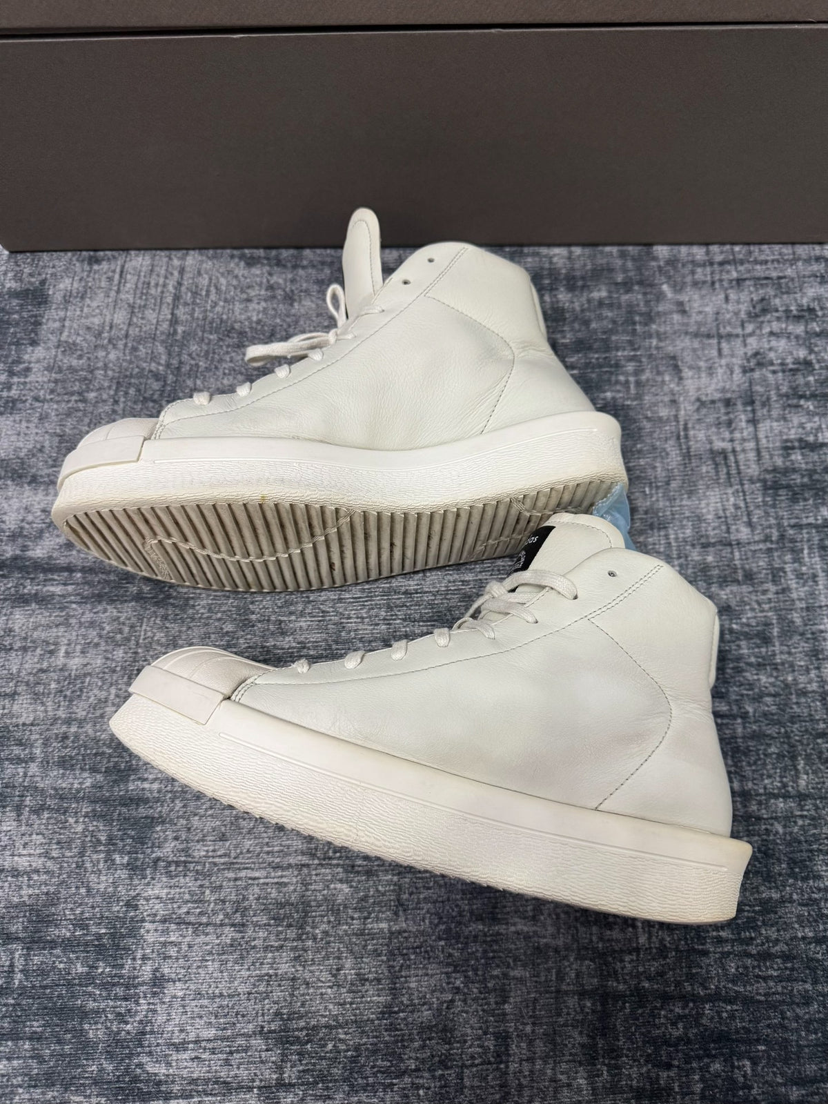 Rick Owens Leather Sneakers