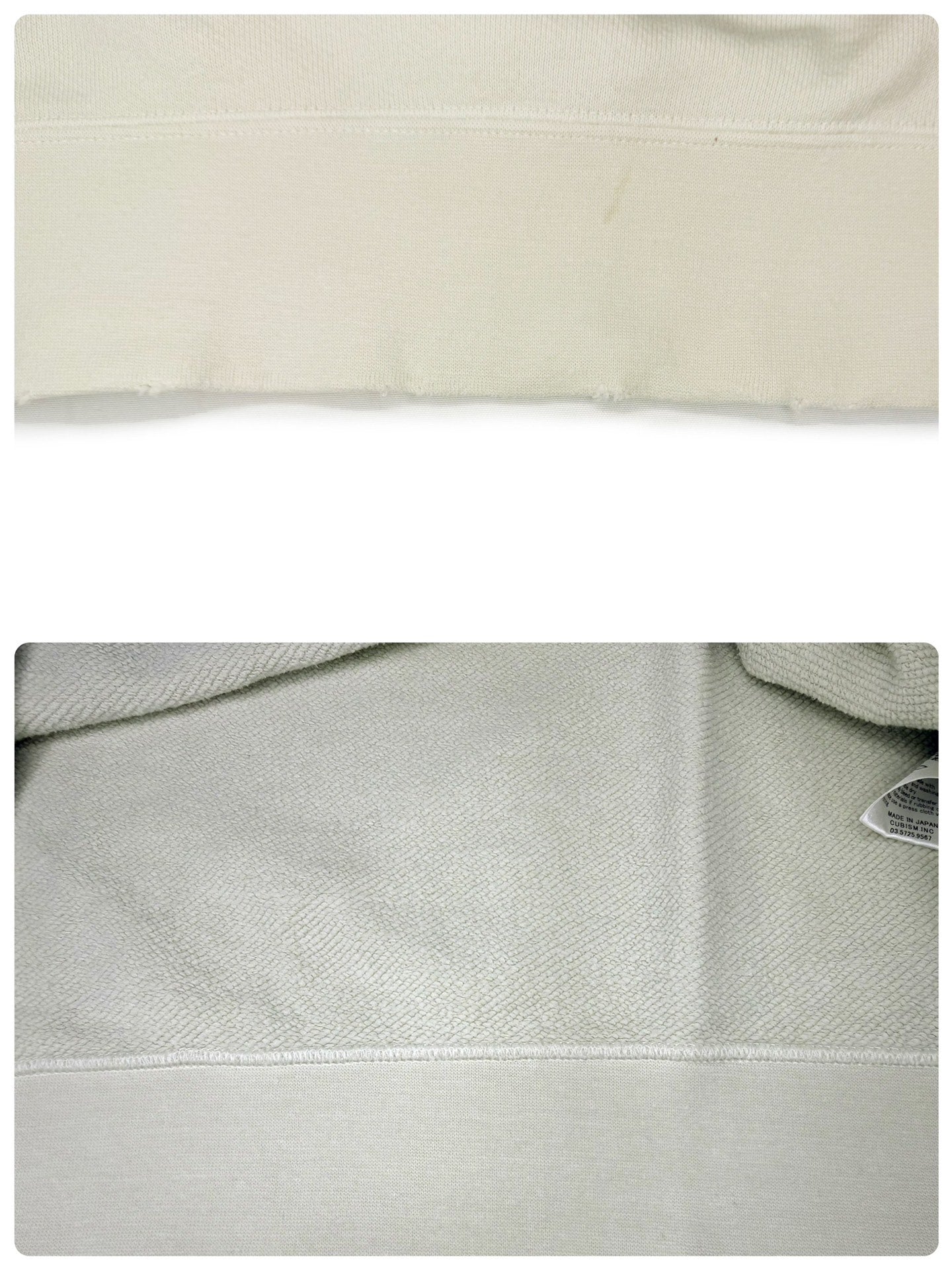Visvim 22AW Contrary Dept Jumbo Sb Sweat 4/7 Sleeve Sweatshirt