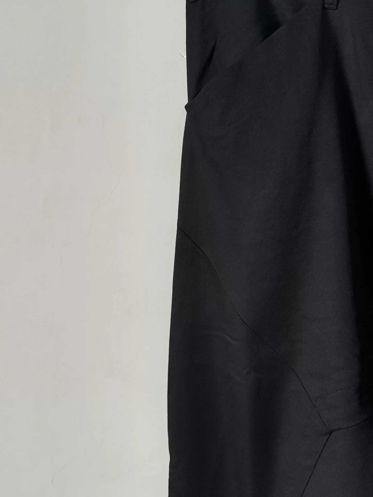 Julius7 Bias-Cut Drop-Crotch Long Pants
