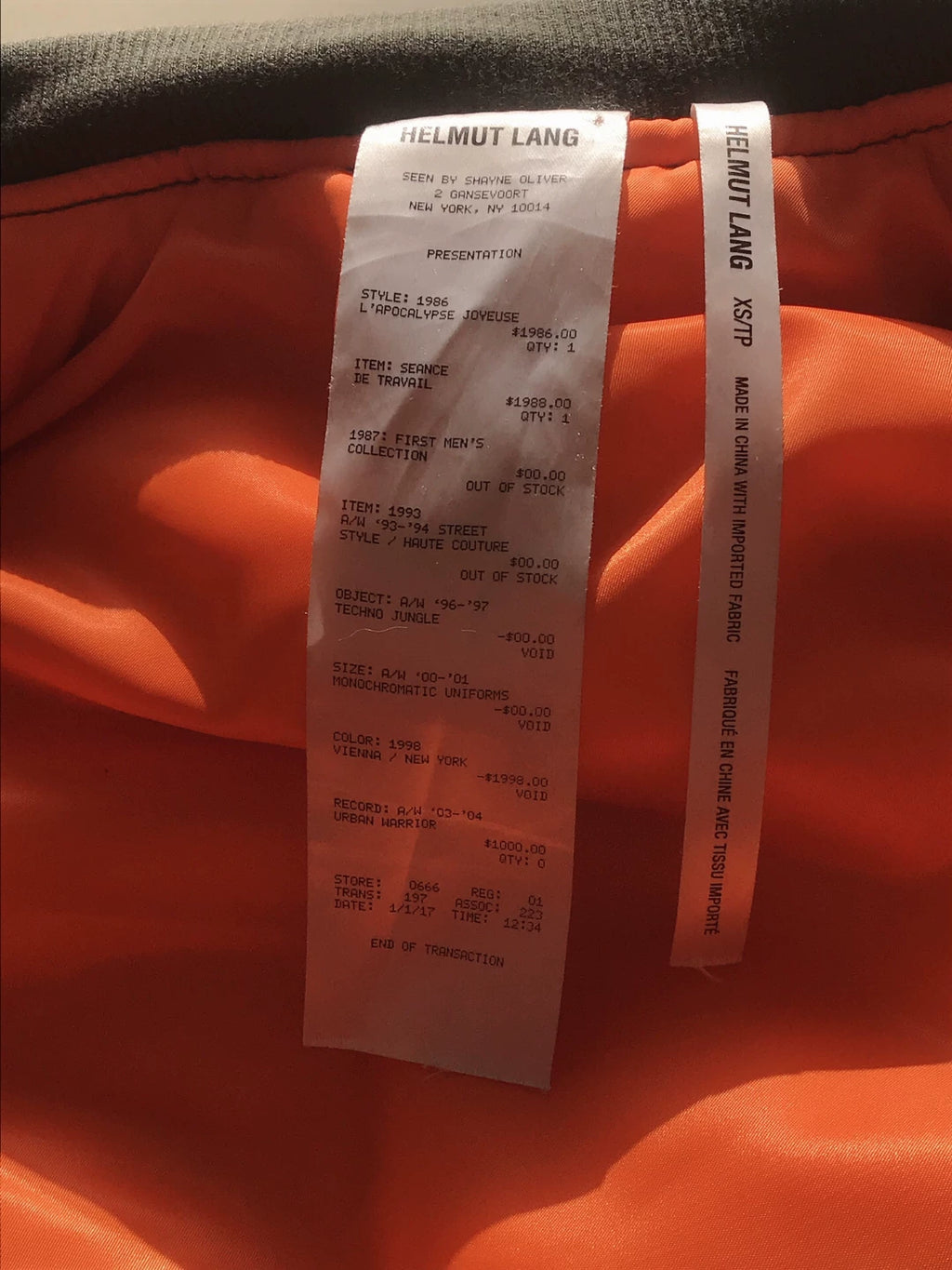 Helmut Lang Jacket