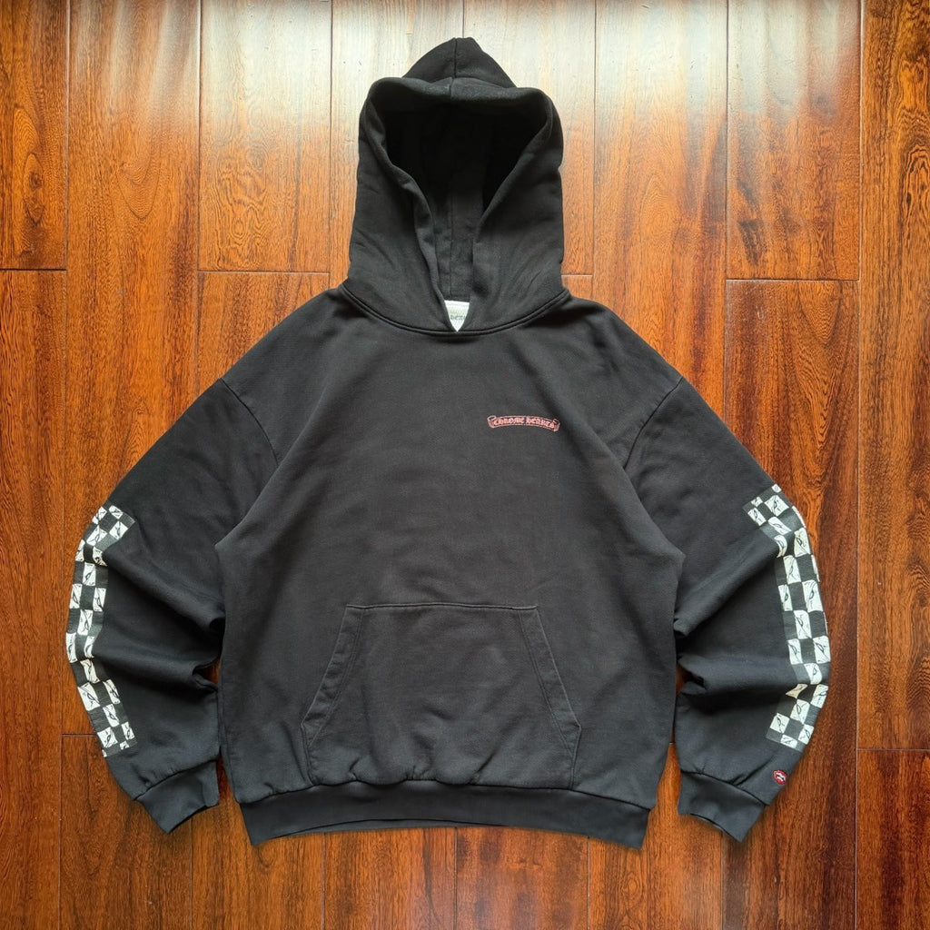 Chrome Hearts Croco Heart Black Mattyboy Scroll Double-Arm Thousand-Eye Hoodie