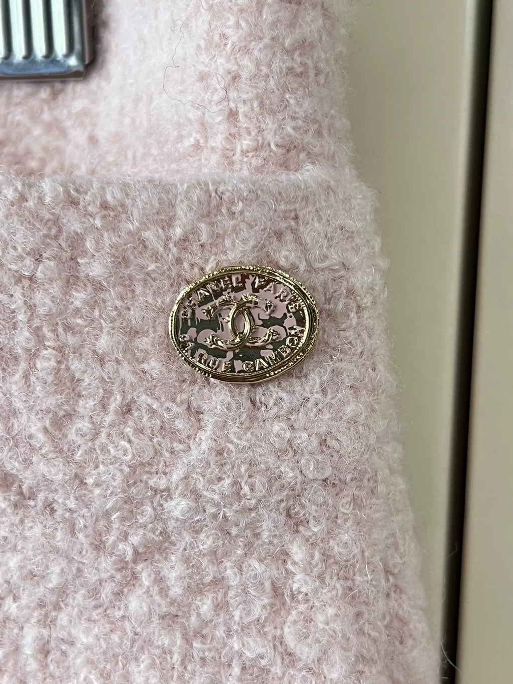 Chanel Castle Collection Pink Wool Skirt