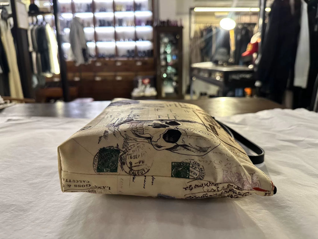 Alexander McQueen SS17 Letter Skull Nylon Clutch