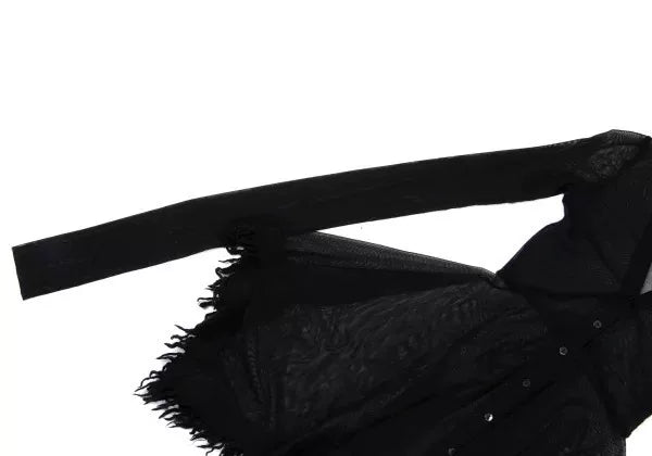 Jean Paul Gaultier Vintage Black Mesh Cardigan
