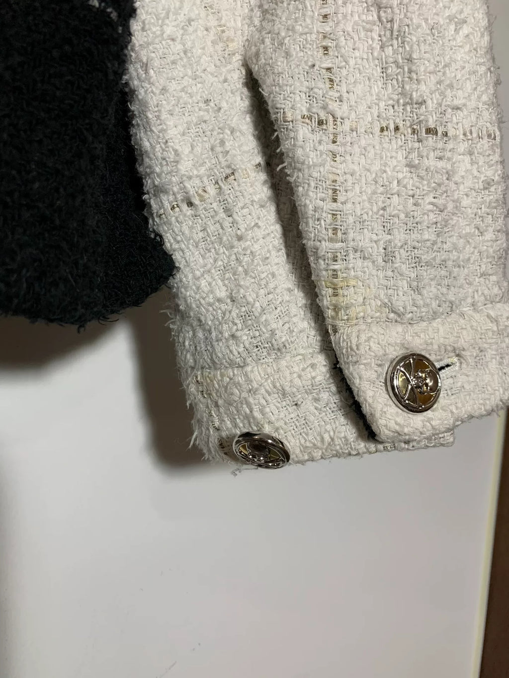 mastermind Japan Gold Thread Embroidery Cotton Linen Silk Blend Jacket