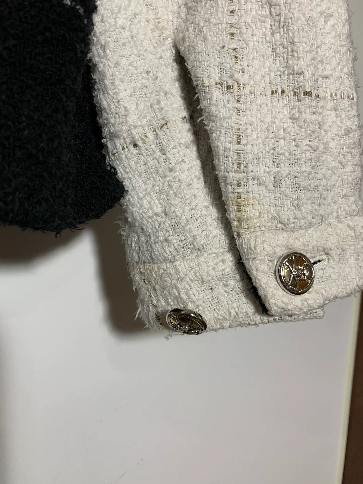 mastermind Japan Gold Thread Embroidery Cotton Linen Silk Blend Jacket
