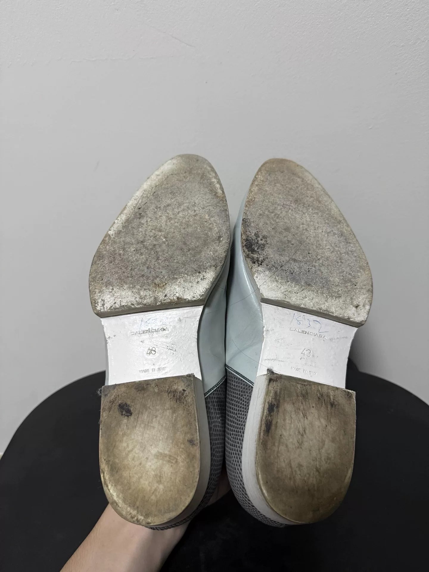 Balenciaga 10AW Lizard Print Shoes