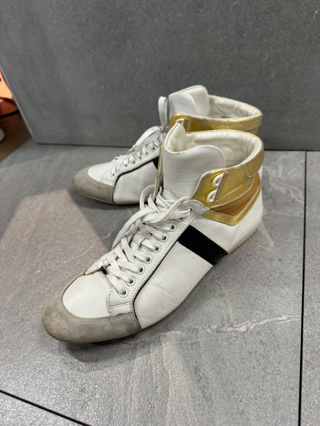 Dior Homme SS06 Gold Tail German Army Trainers by Hedi Slimane