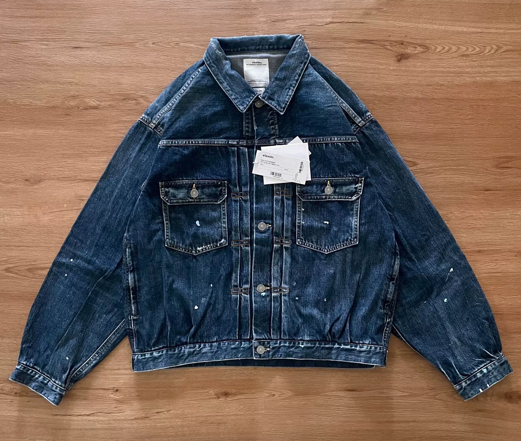 VISVIM 24aw SS 101xx JKT DMGD-1010 Women's Denim Jacket