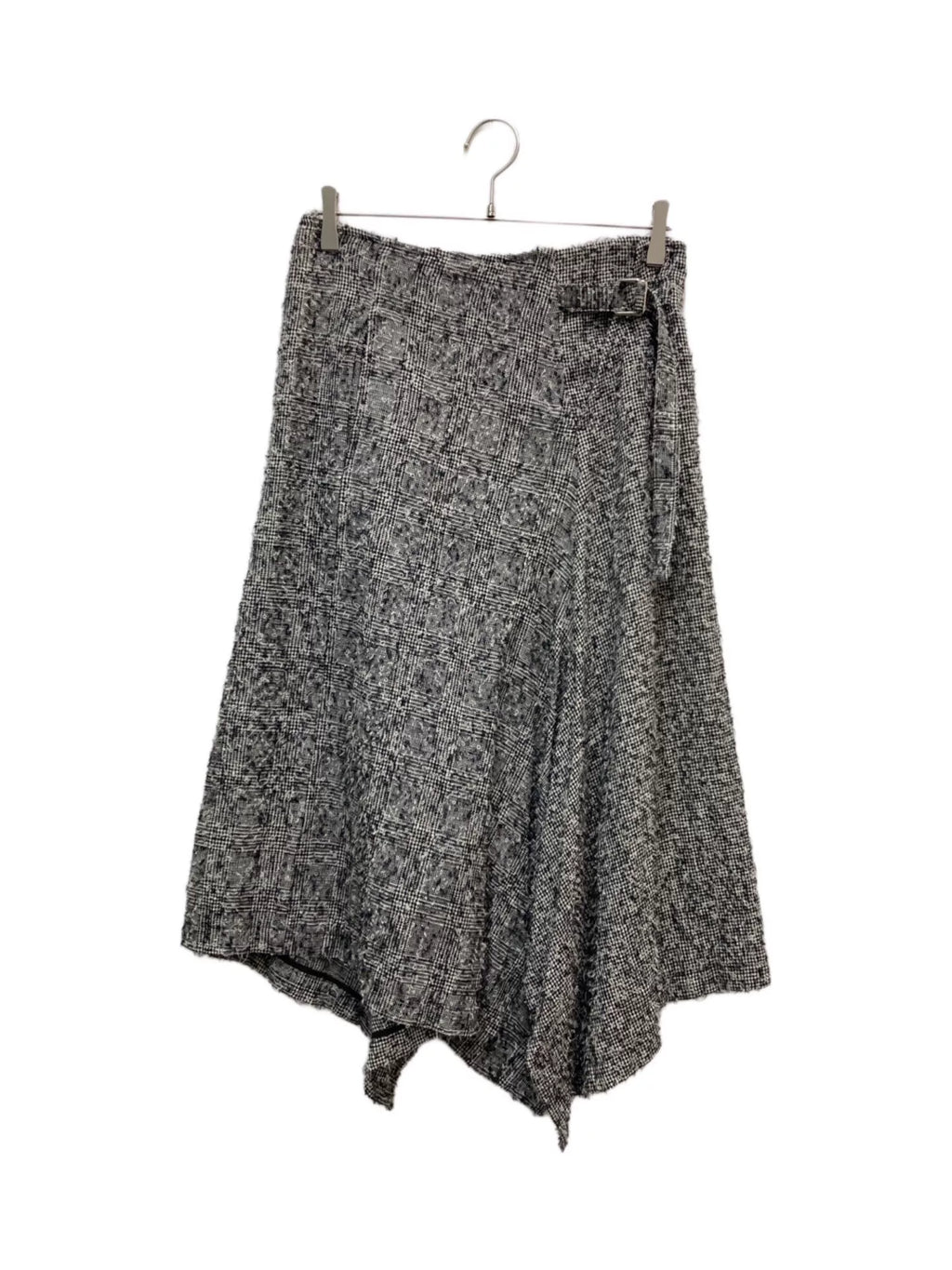 Y's Yohji Yamamoto AW20 Houndstooth Irregular Skirt