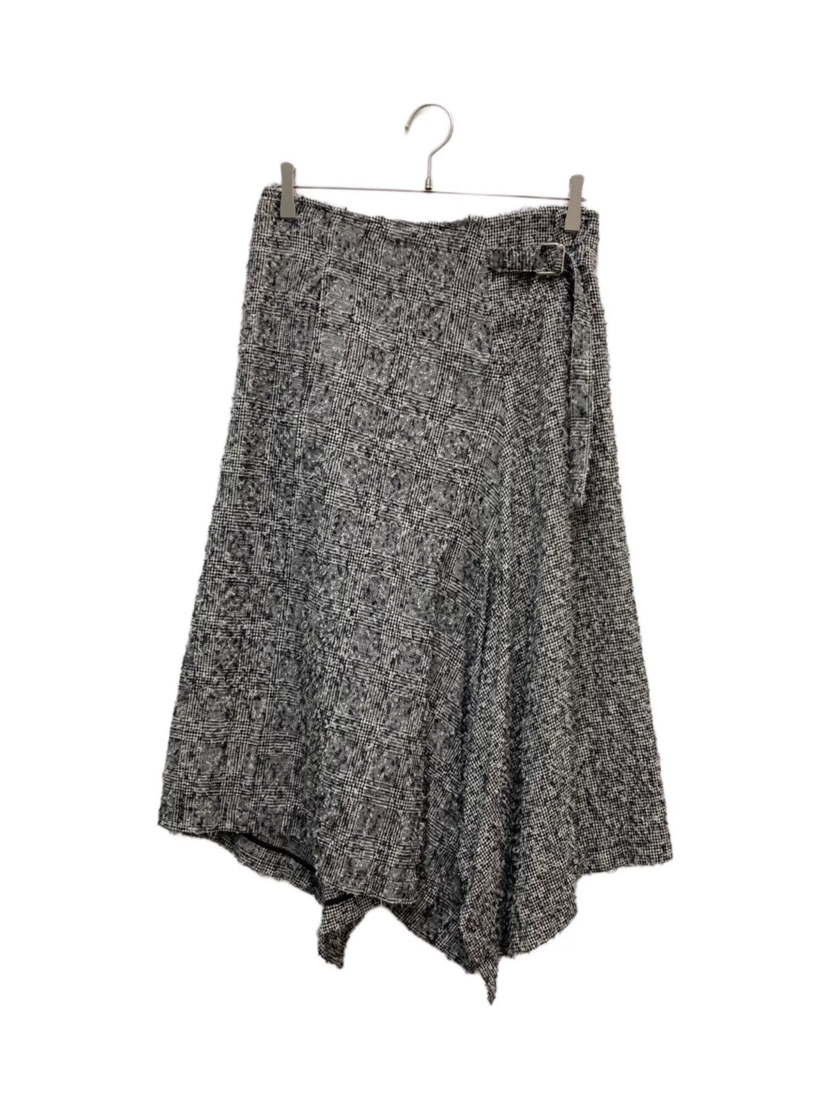 Y's Yohji Yamamoto AW20 Houndstooth Irregular Skirt