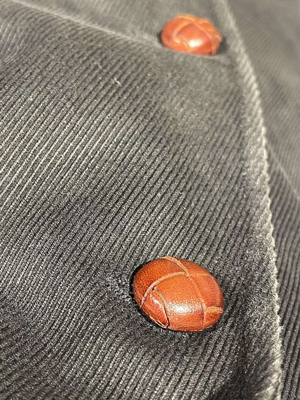 Dries Van Noten Leather Button Sleeve Patchwork Leather Blazer
