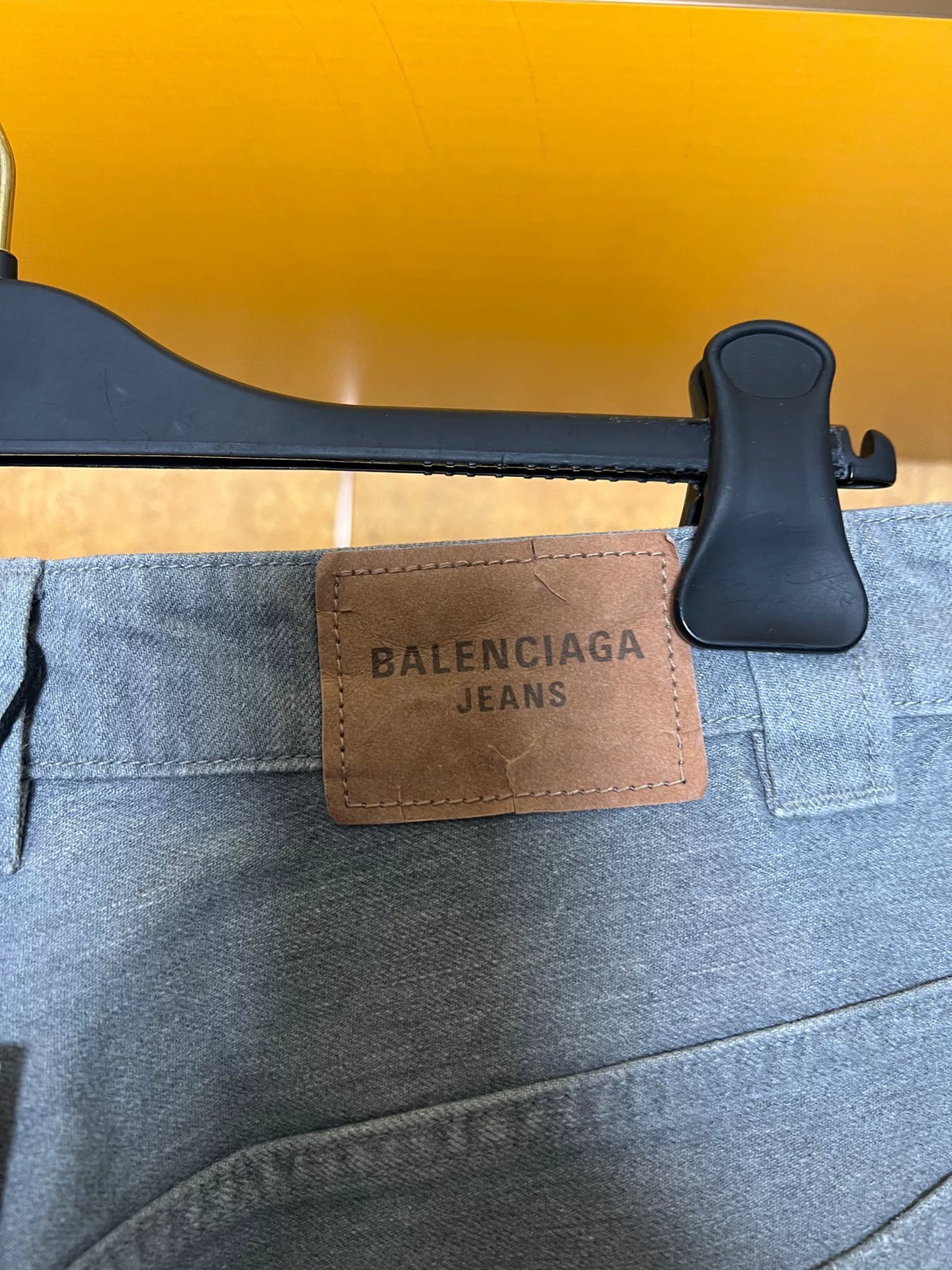 Balenciaga Single Ring Embroidery Denim Jeans