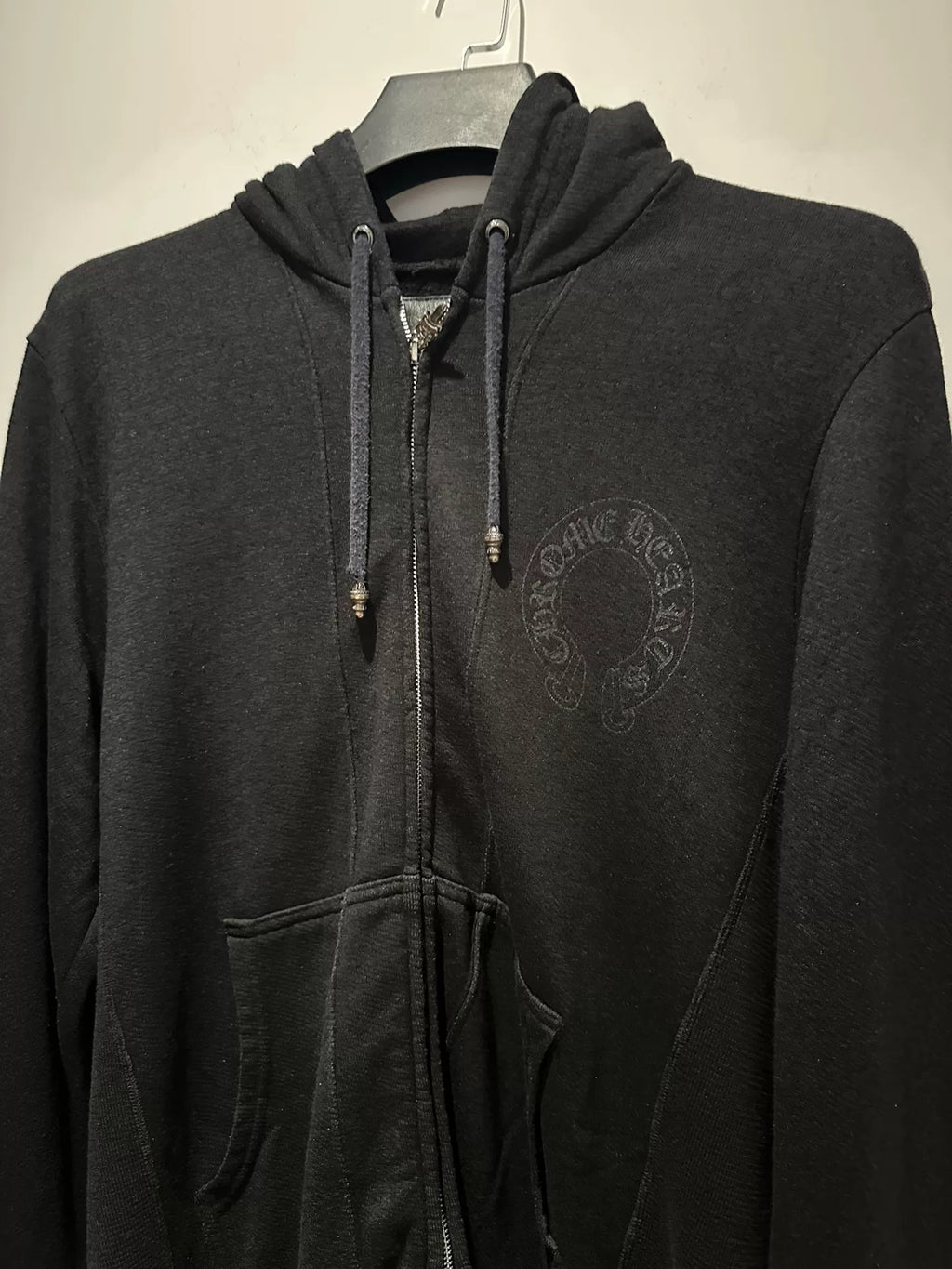 Chrome Hearts Croco Heart Black Mattyboy Zip-Up Jacket
