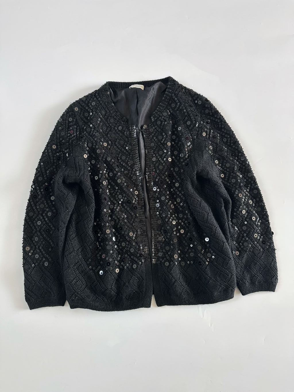 Dries Van Noten heavy-duty beaded cardigan