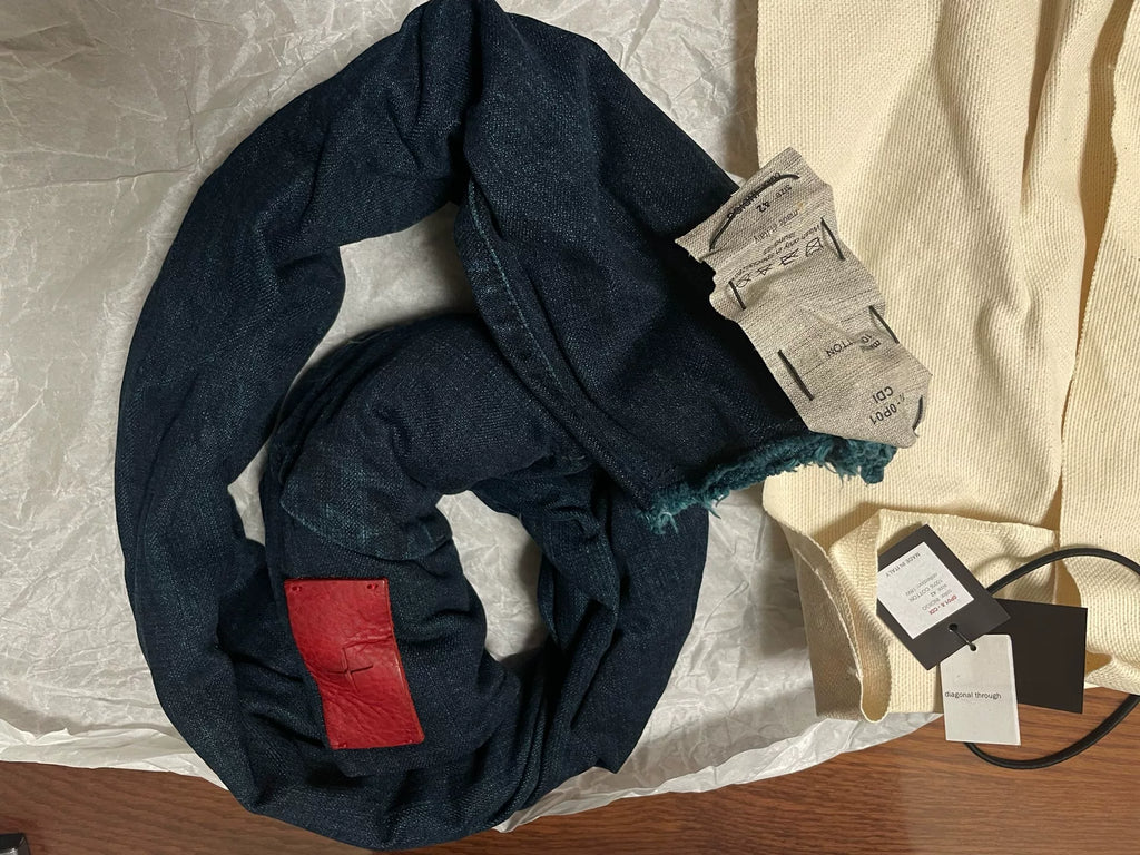M.A+ AW18 Blue Contrast Stitch Denim Jeans
