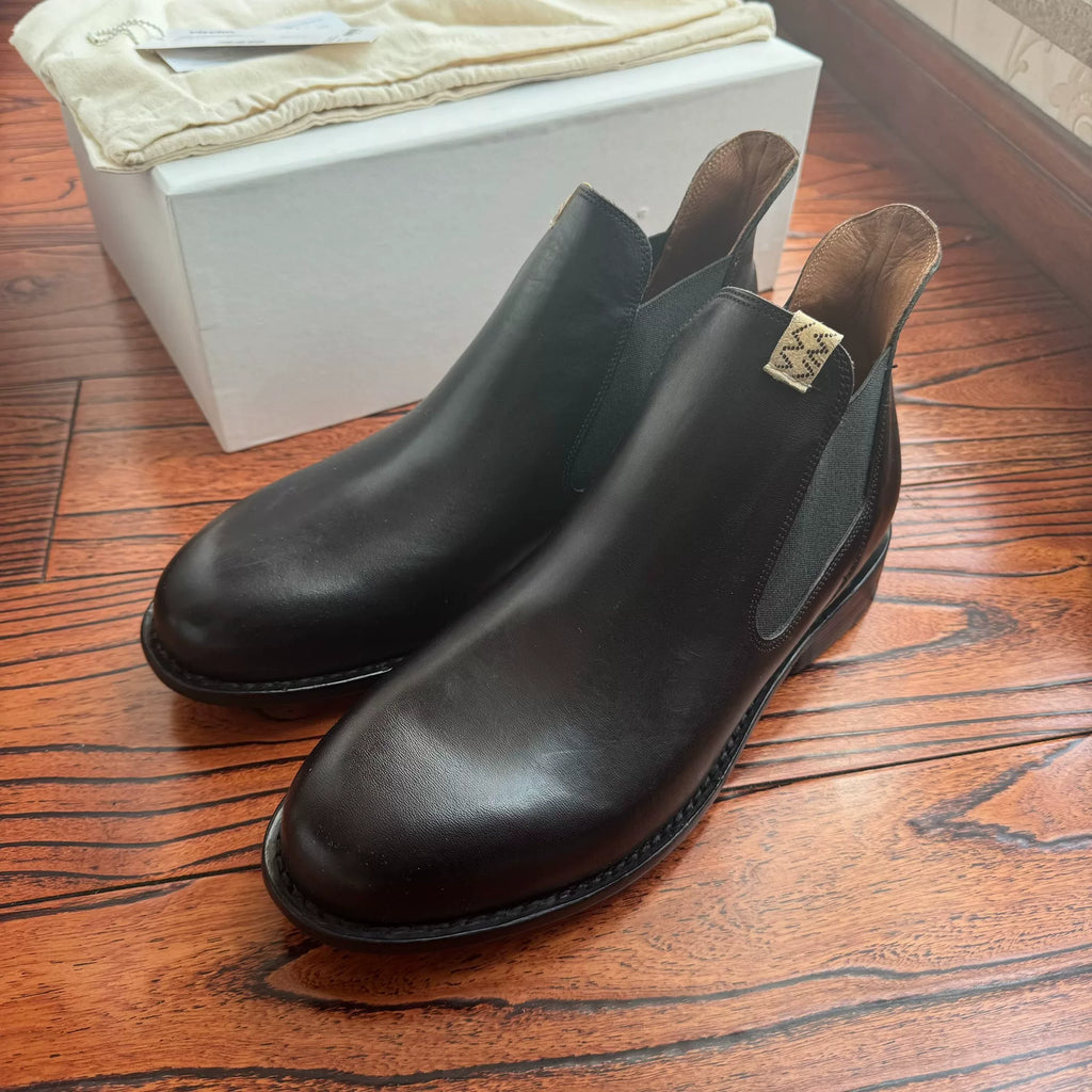 Visvim 24aw Gornergrat mid-folk Chelsea boots