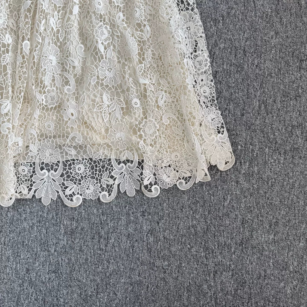 Dior Heavy Lace Skirt