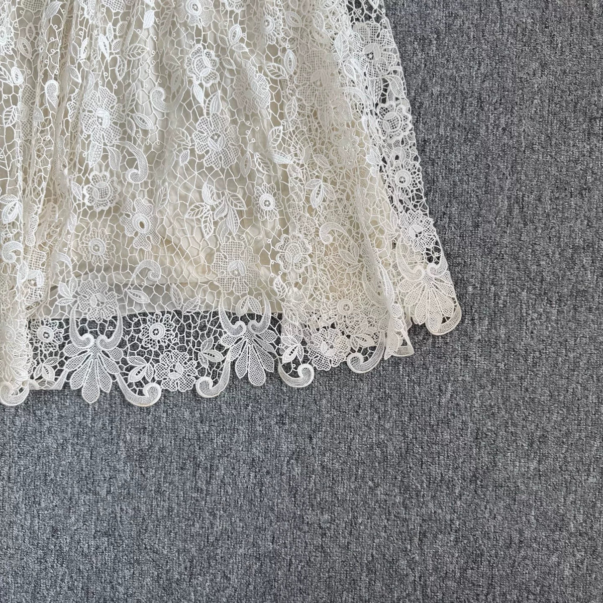Dior Heavy Lace Skirt