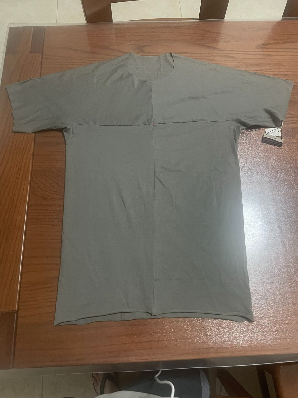 M.A+ SS18 m.a+ Coal one piece Grey Cotton Top