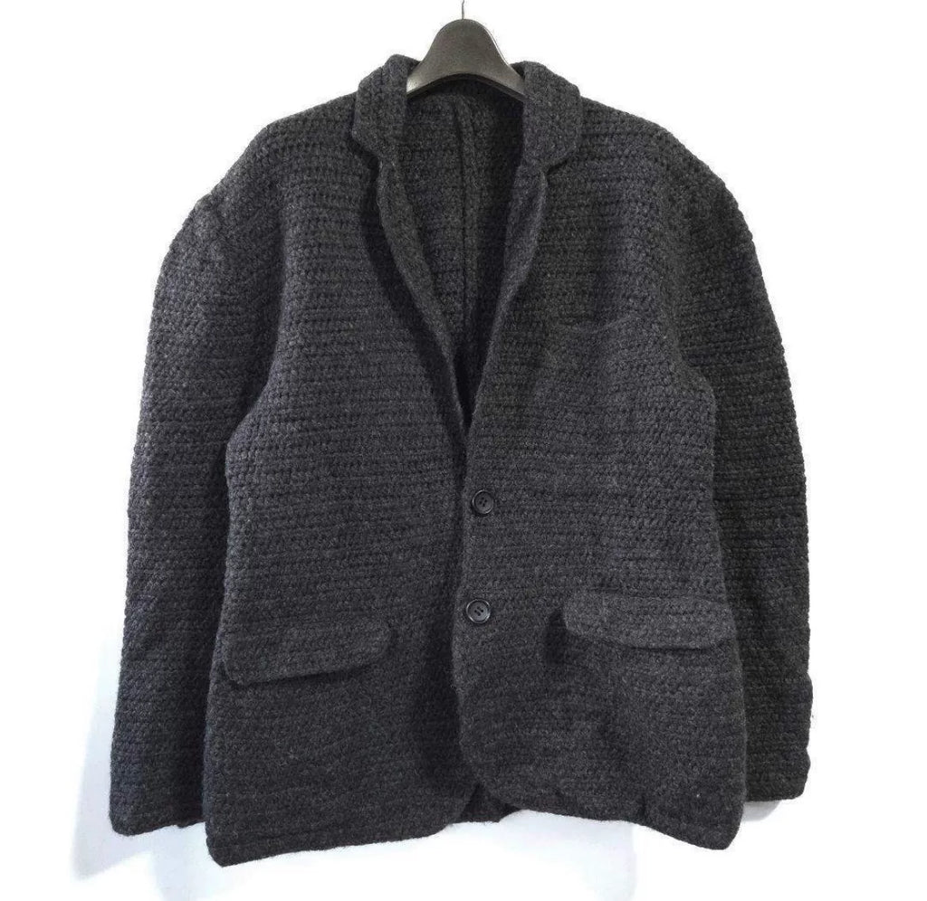 Yohji Yamamoto AW01 Runway Wool Knit Jacket
