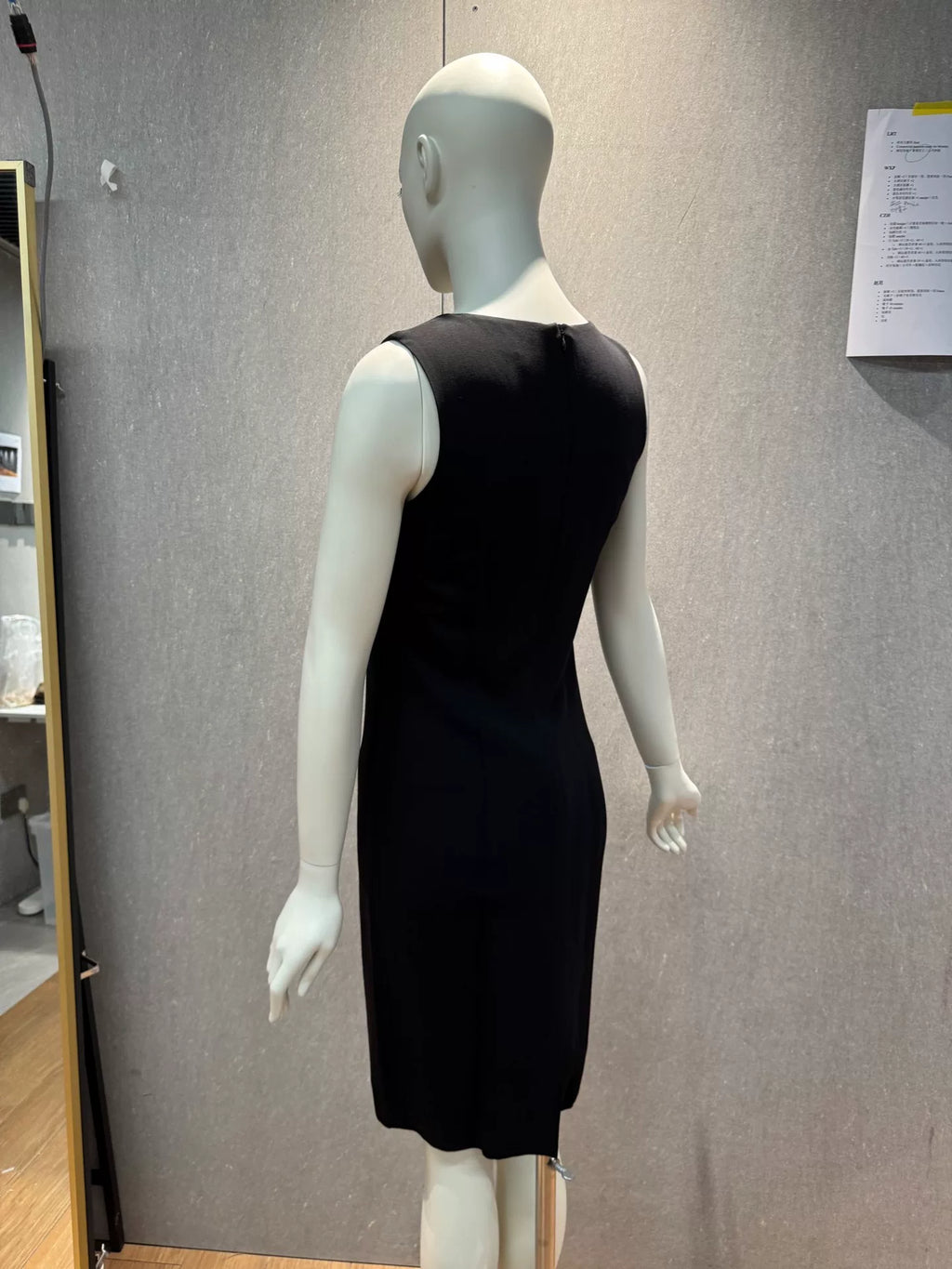 Ann Demeulemeester Wool Sheath Dress