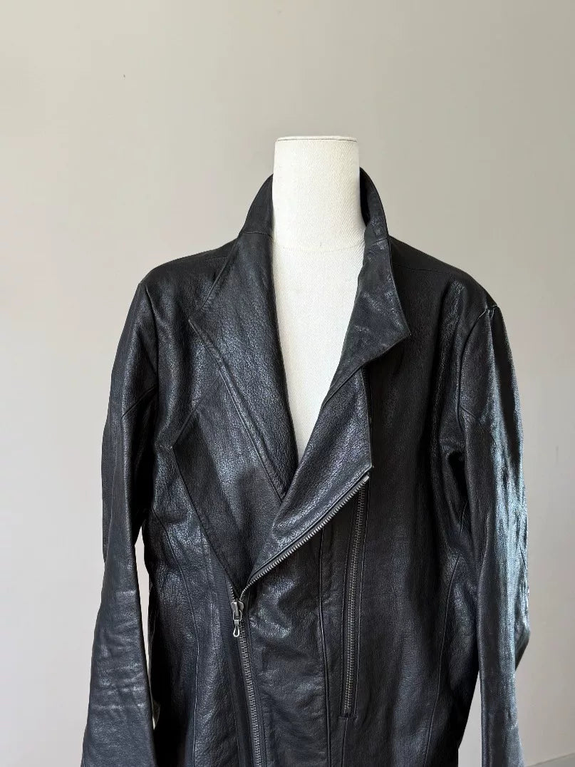 Julius FW14 Multi-Zip Deconstructed Goat Skin Jacket