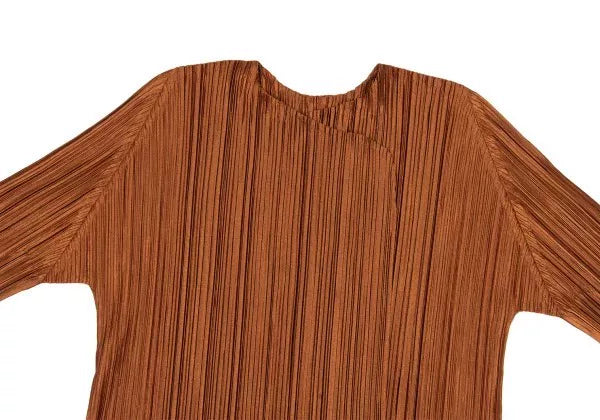 Issey Miyake Vintage Orange Pleated Top