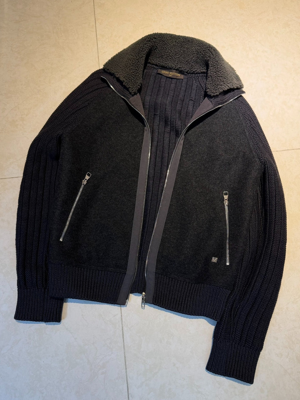 Louis Vuitton Zip Wool Jacket