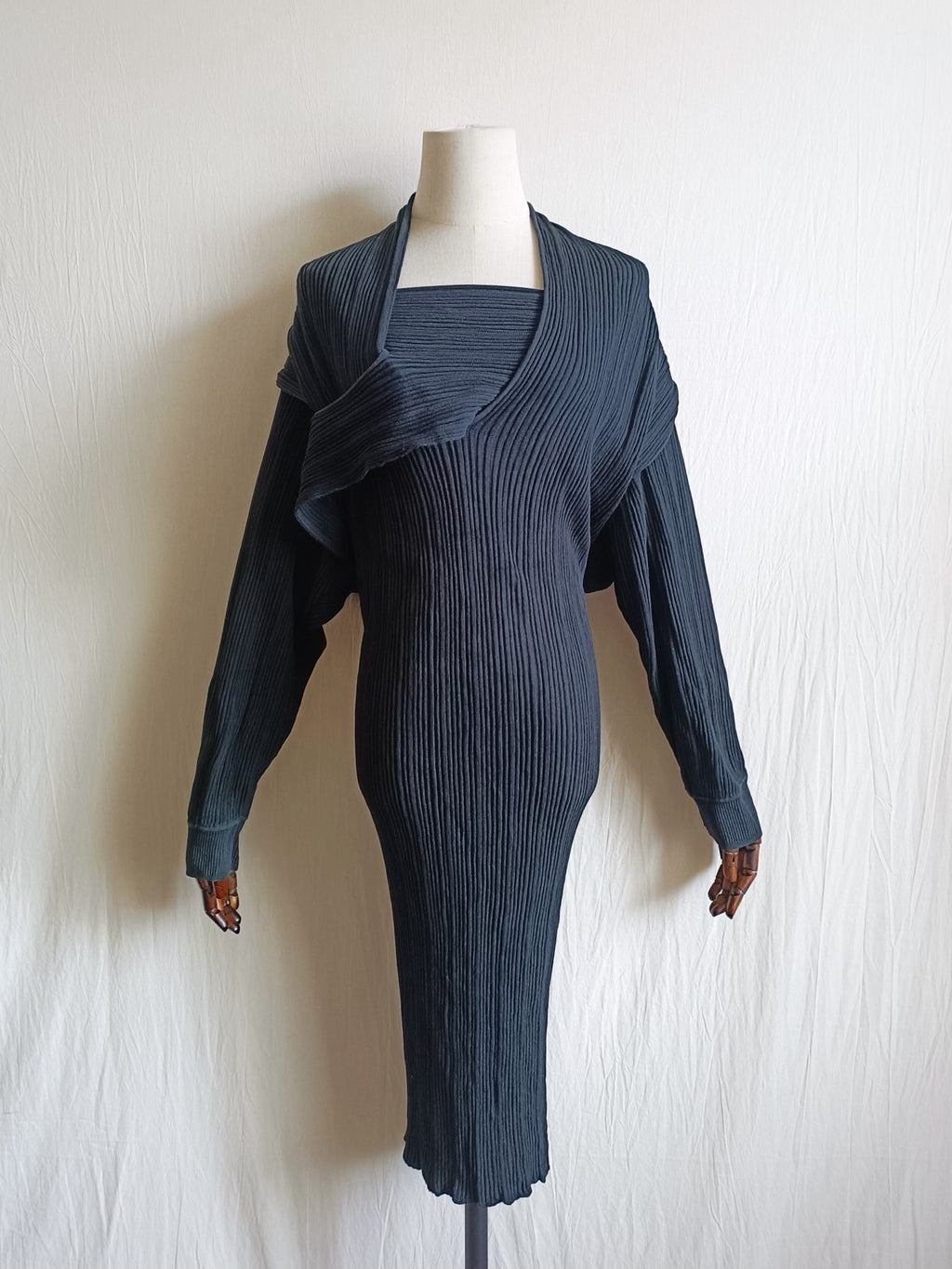 Issey Miyake 1980s Deconstructed Knit Mainline Top