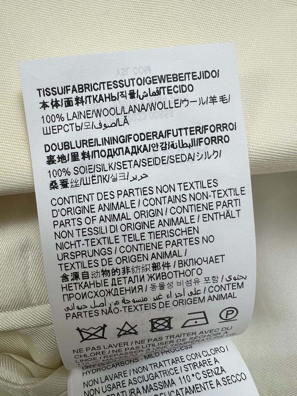Saint Laurent Slp24ss White Suit