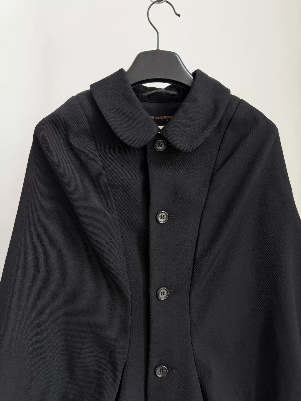 Comme Des Garcons Rei Kawakubo 1995 mainline transformed cape coat