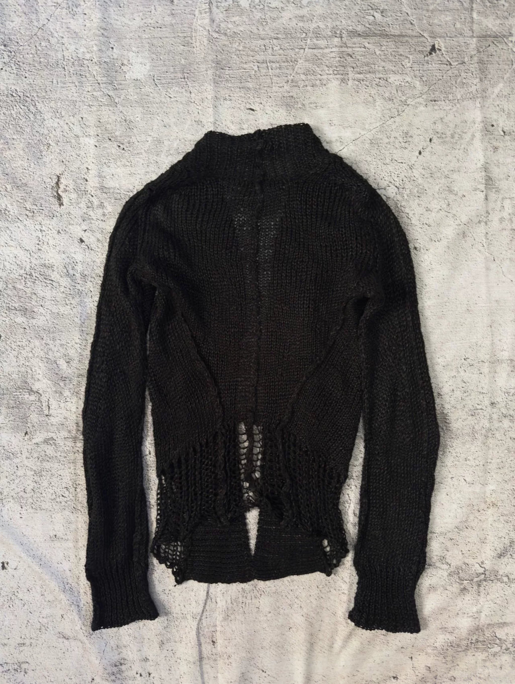 Ann Demeulemeester SS06 Linen Sweater