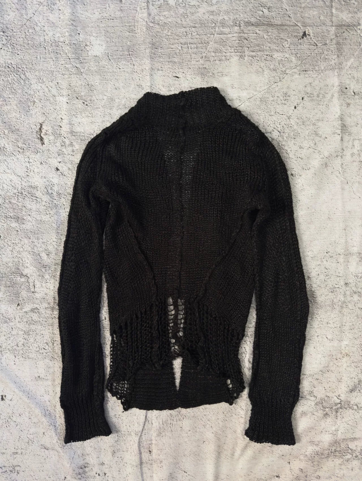 Ann Demeulemeester SS06 Linen Sweater