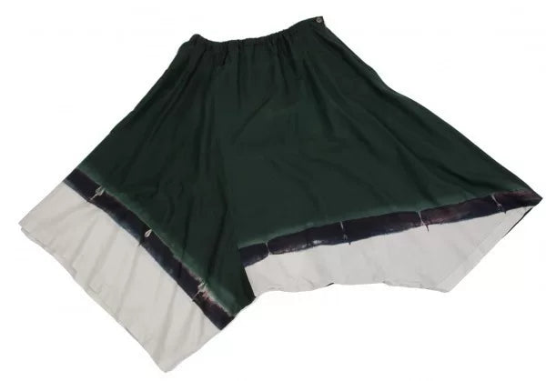 Yohji Yamamoto Green Vintage Pattern Skirt
