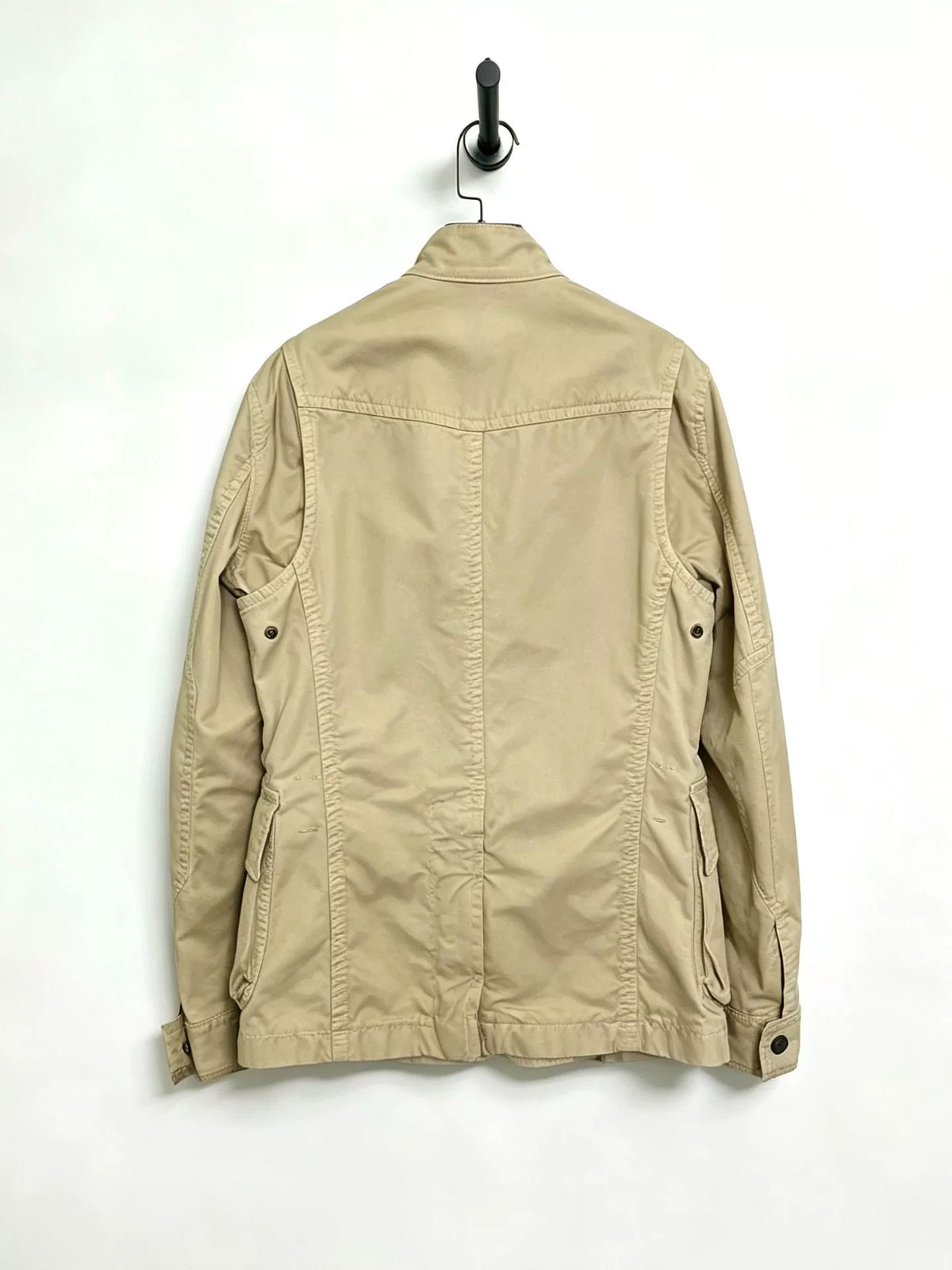 Dsquared2 Multi-Pocket Leather-Panel Hunting Jacket