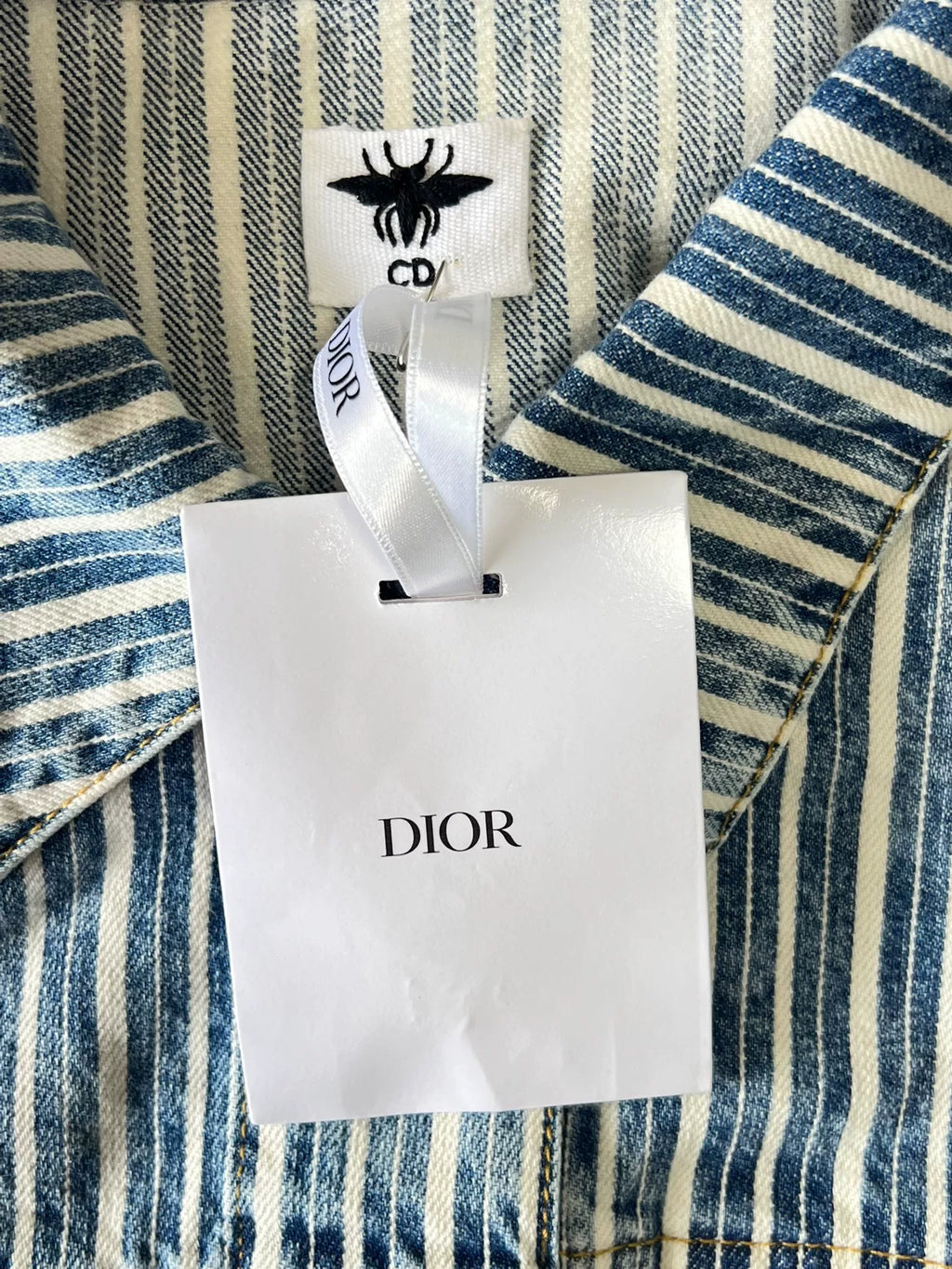 Dior Striped Denim Jacket