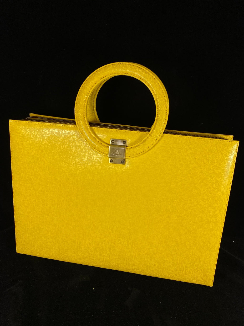 Vivienne Westwood Round Ring Handheld Briefcase