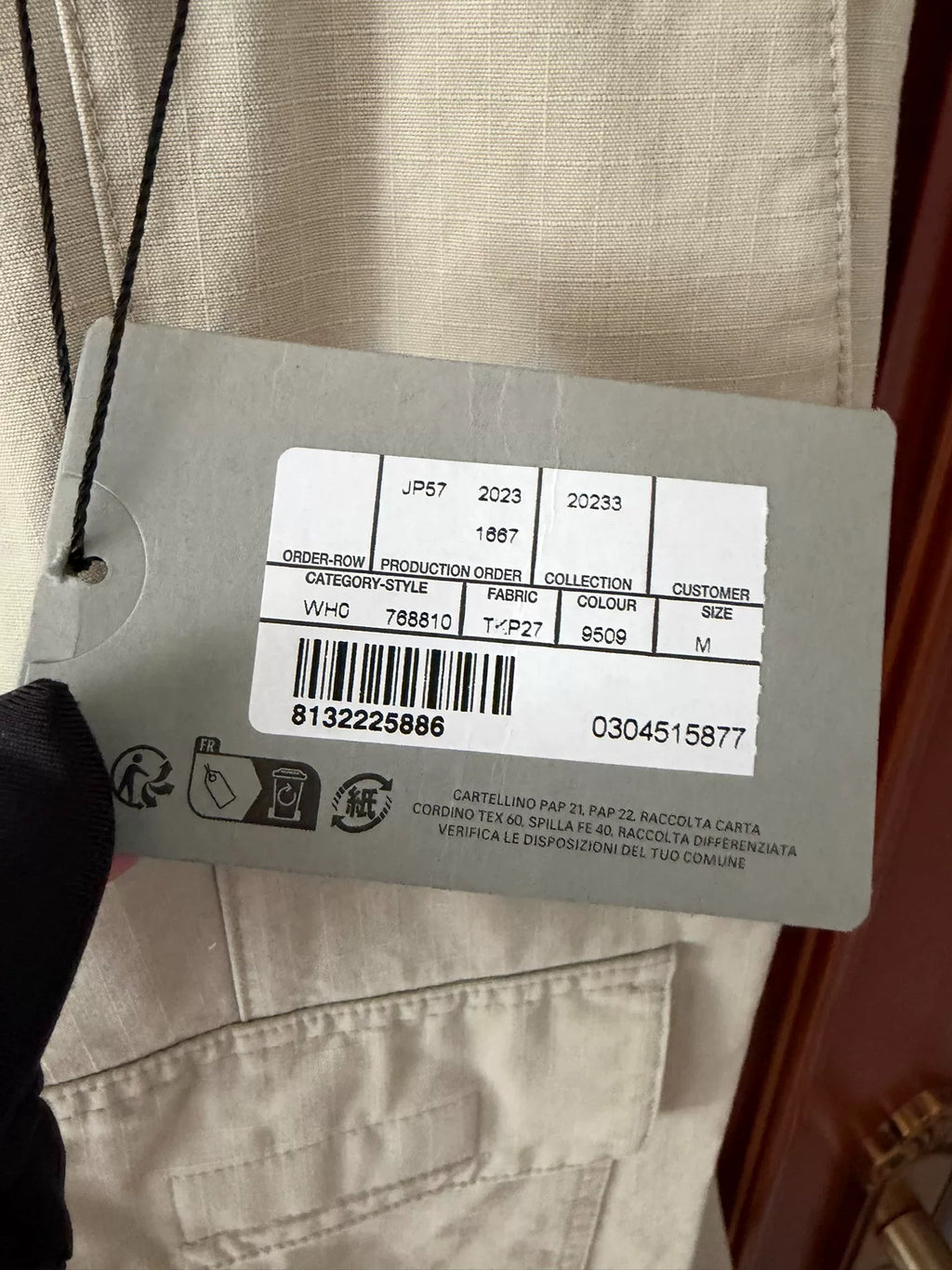 Balenciaga Off-White Detachable Flared Cargo Pants