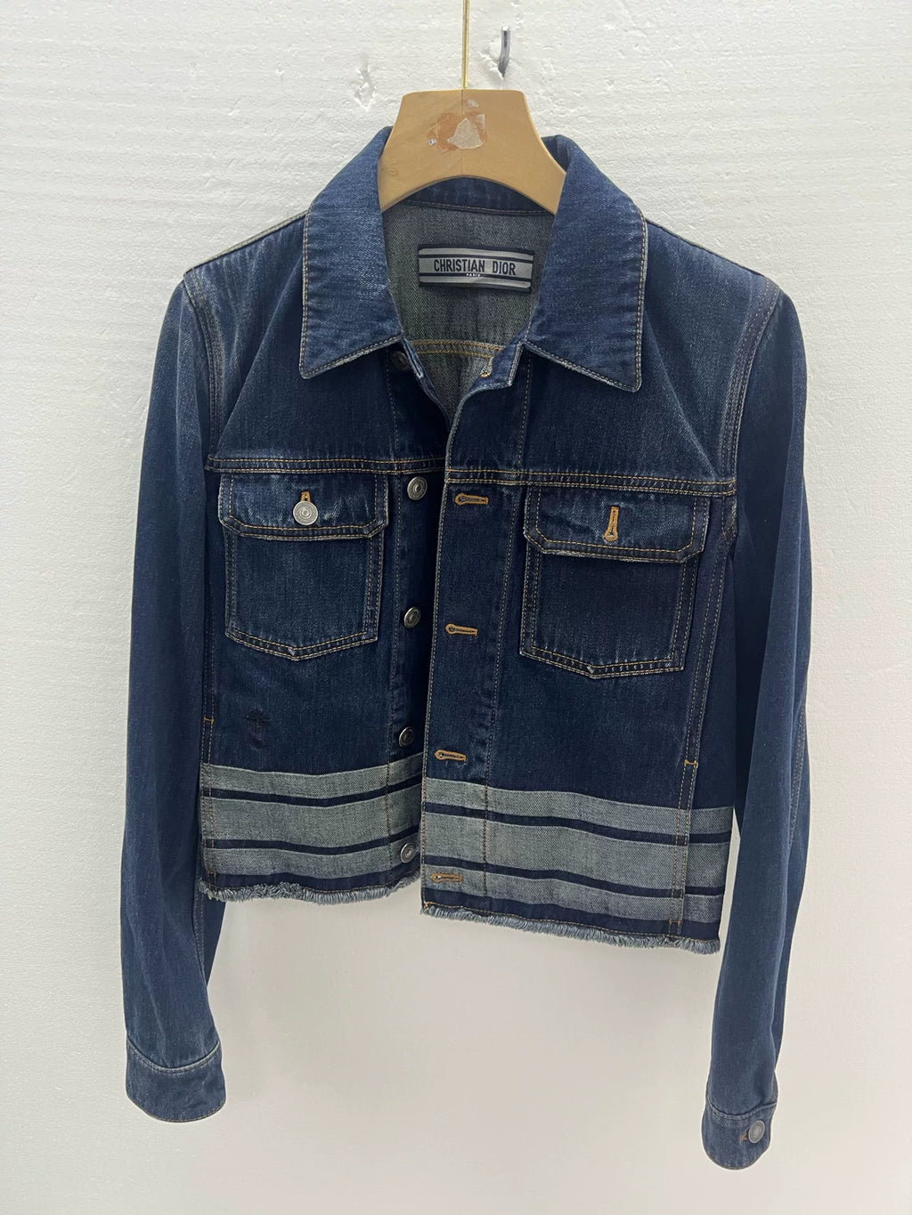 Dior Honeybee Embroidered Denim Jacket