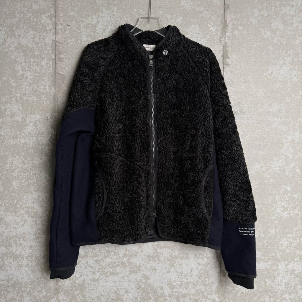 Moncler x Hiroshi Fujiwara collaboration shearling jacket
