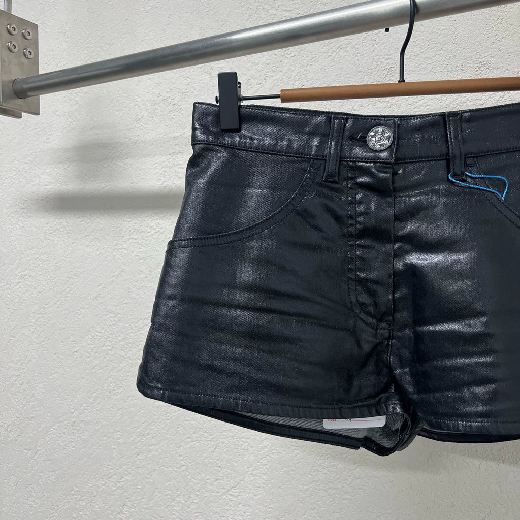 Chanel Leather Shorts